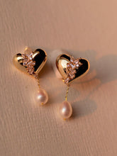 LURE珍珠垂墜耳環