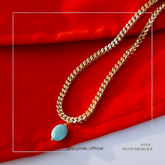 藍松石可調設計項鍊