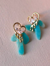 AMAZONITE天河石設計耳飾