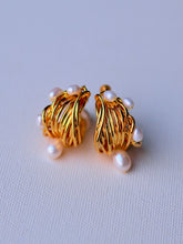 GISELLE黃銅珍珠耳飾