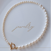 艾蜜莉的甜多-戴式設計珍珠頸鍊