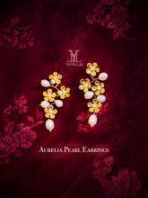 AURELIA PEARL EARRINGS原創設計-珍旎花綻耳環
